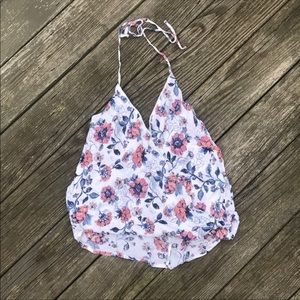 Abercrombie and Fitch floral halter top